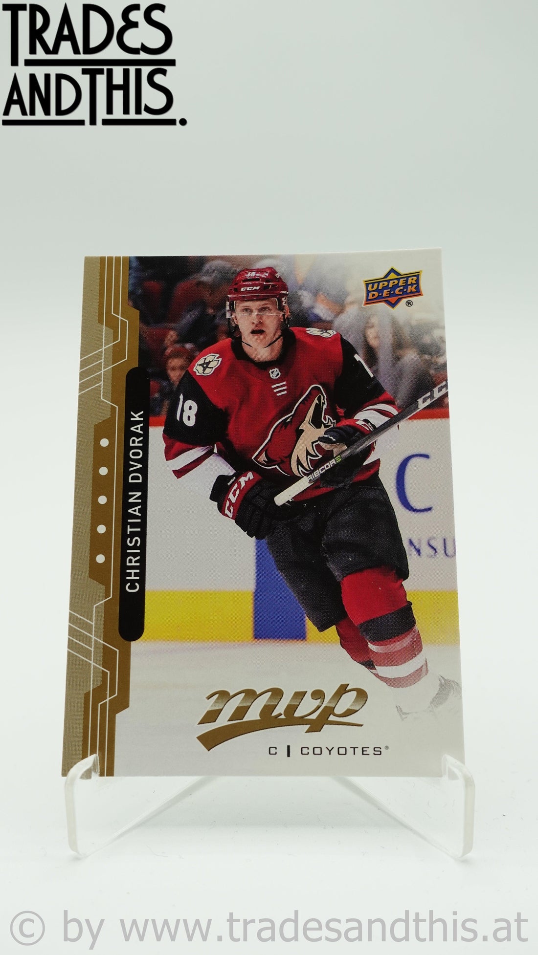 2018-19 Upper Deck MVP Christian Dvorak #134 - Trades and This e.U.