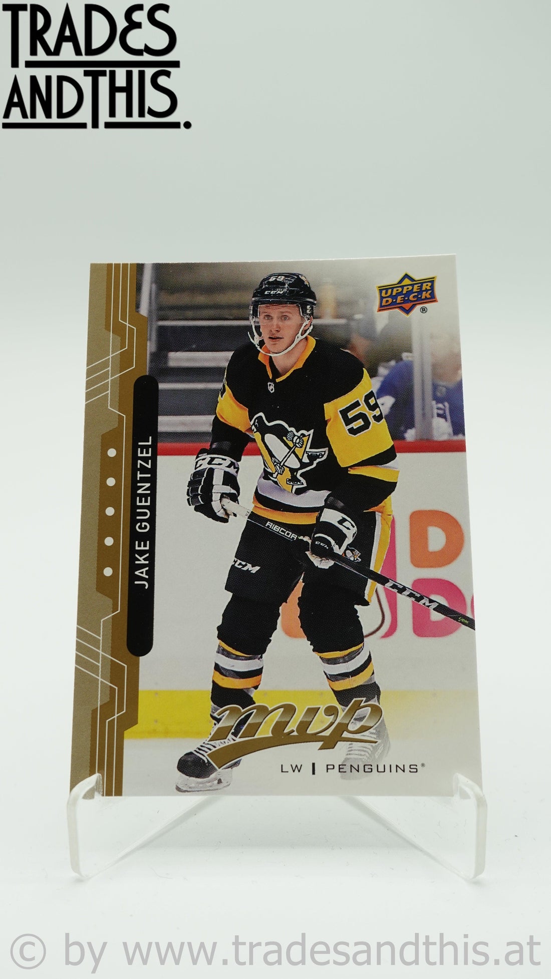 2018-19 Upper Deck MVP Jake Guentzel #135 - Trades and This e.U.