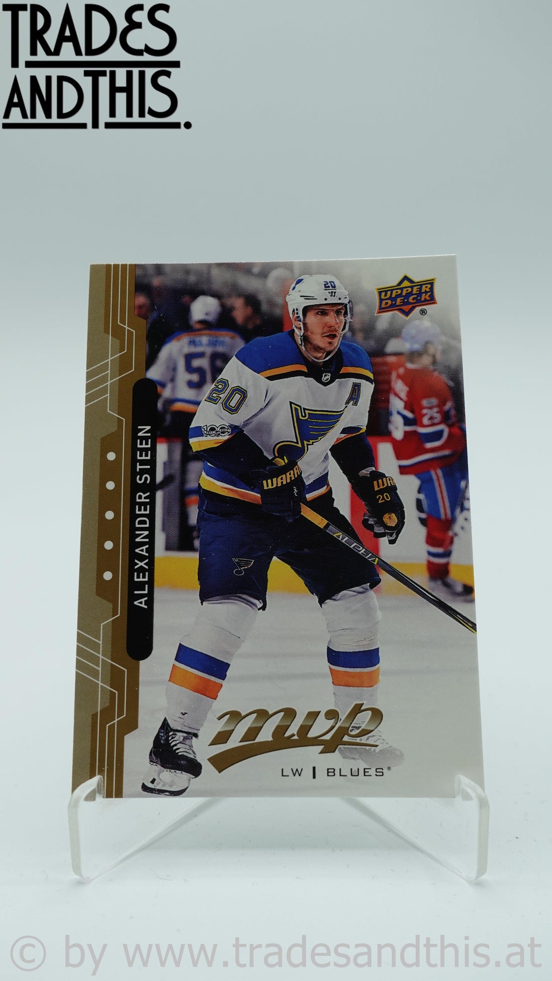 2018-19 Upper Deck MVP Alexander Steen #142 - Trades and This e.U.