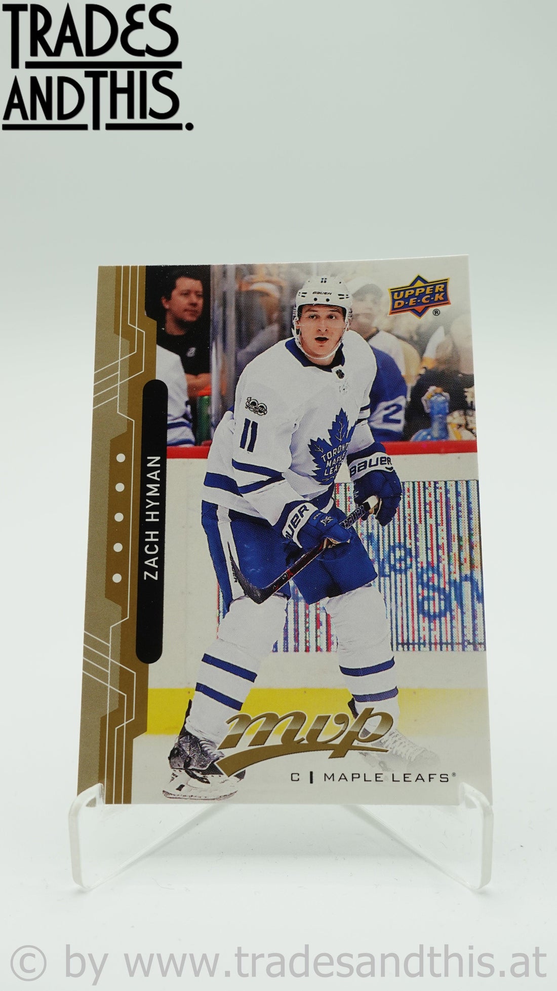 2018-19 Upper Deck MVP Zach Hyman #143 - Trades and This e.U.