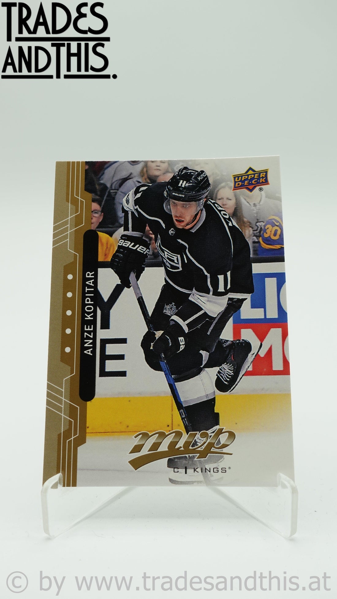 2018-19 Upper Deck MVP Anze Kopitar #144 - Trades and This e.U.