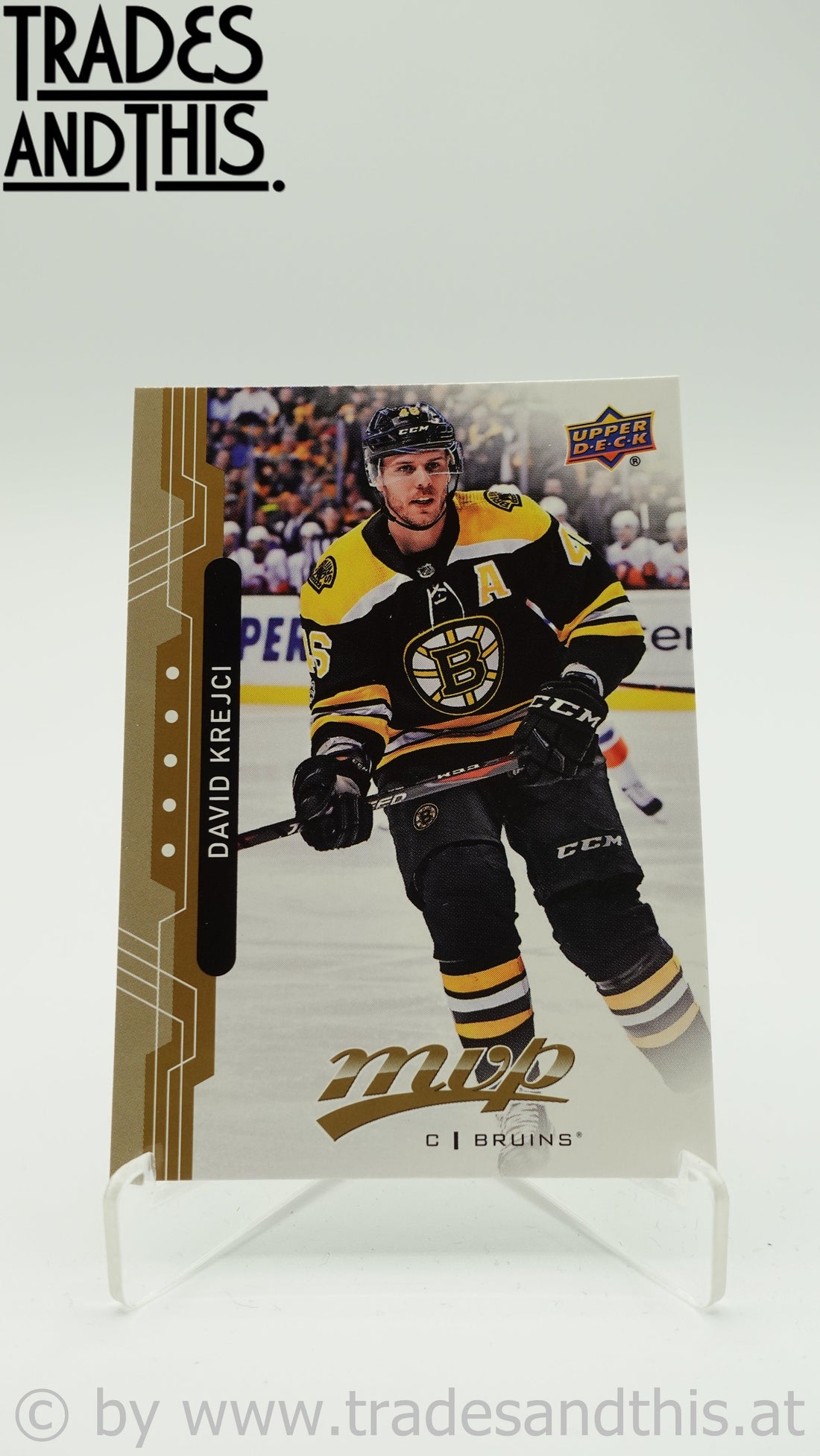 2018-19 Upper Deck MVP David Krejci #151 - Trades and This e.U.