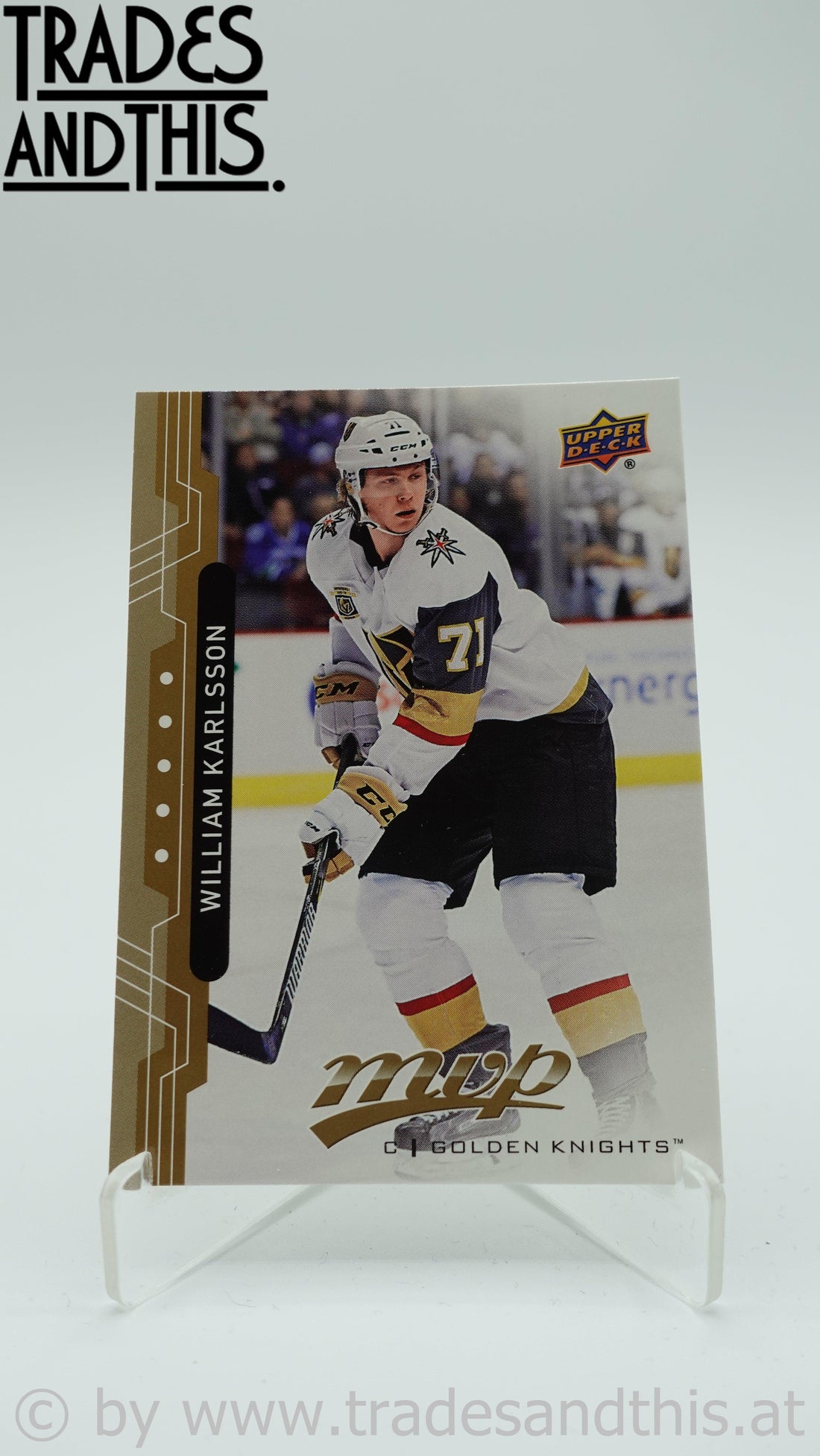 2018-19 Upper Deck MVP William Karlsson #153 - Trades and This e.U.