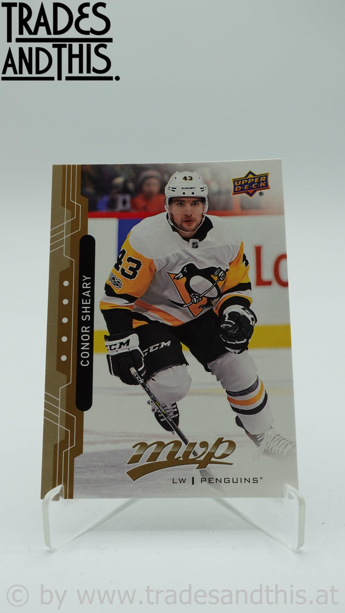 2018-19 Upper Deck MVP Conor Sheary #155 - Trades and This e.U.