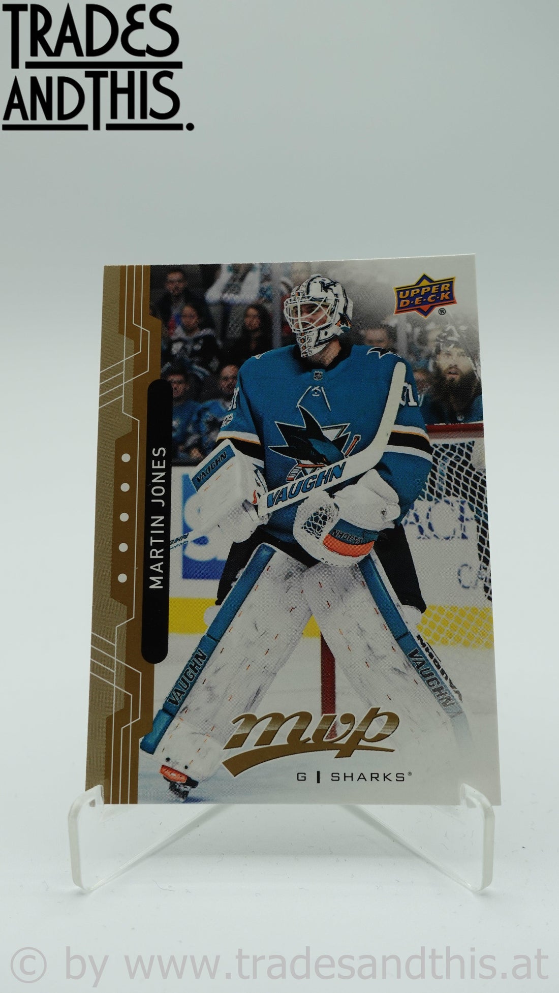 2018-19 Upper Deck MVP Martin Jones #156 - Trades and This e.U.