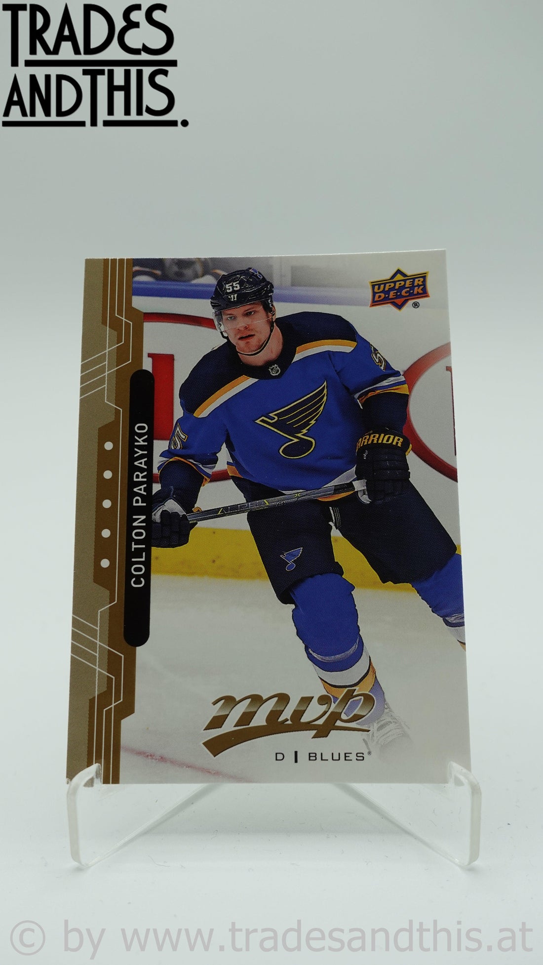 2018-19 Upper Deck MVP Colton Parayko #158 - Trades and This e.U.