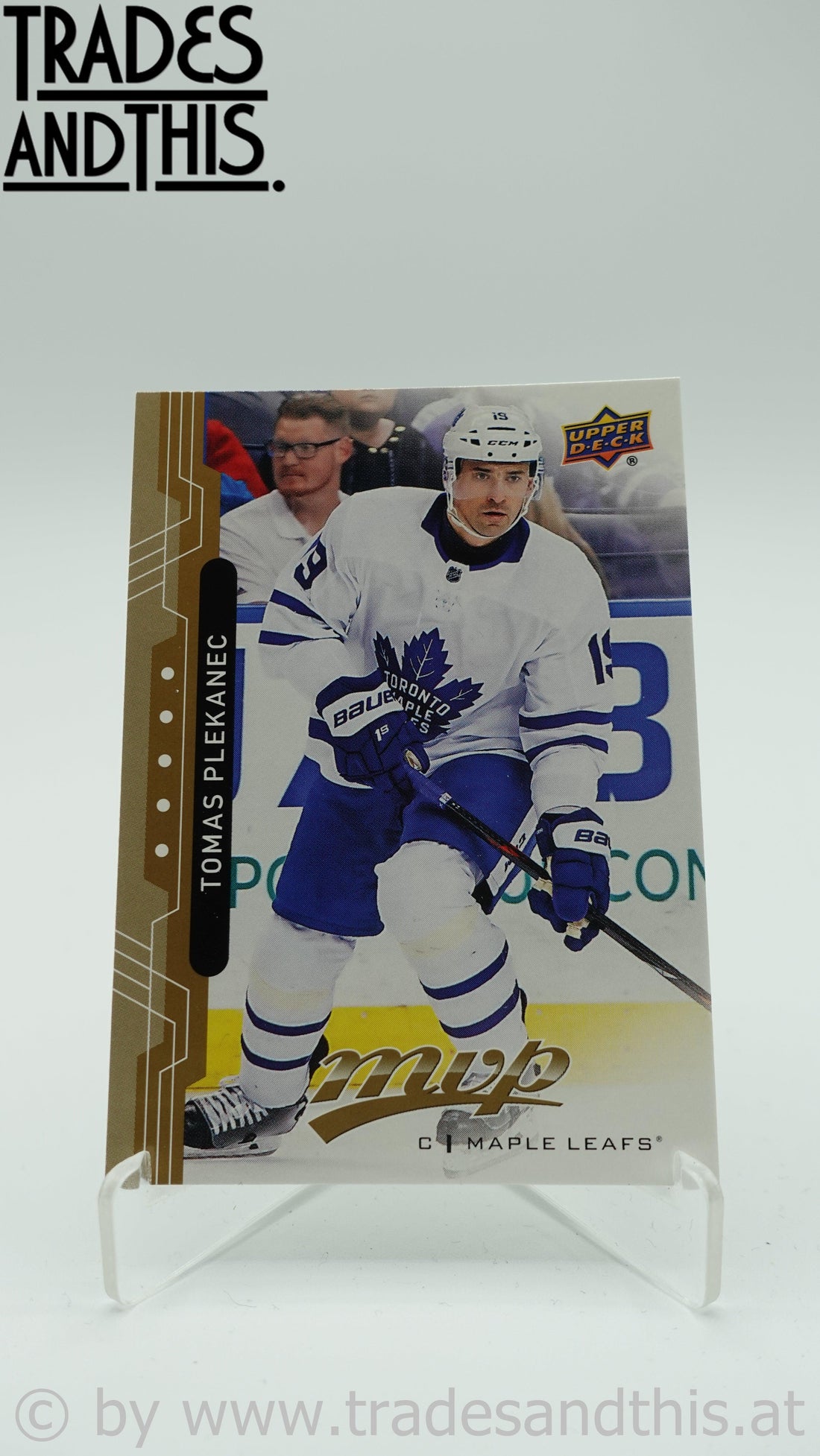 2018-19 Upper Deck MVP Tomas Plekanec #160 - Trades and This e.U.