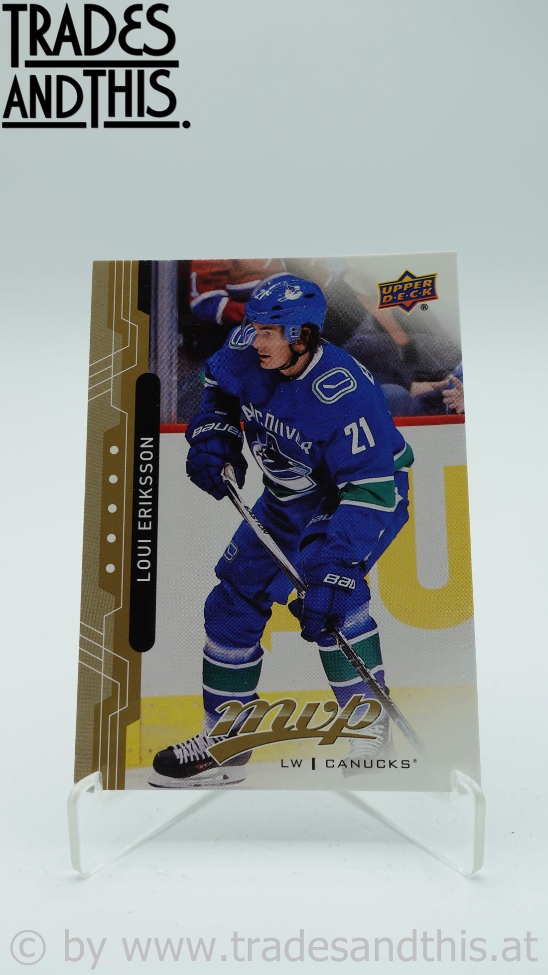 2018-19 Upper Deck MVP Loui Eriksson #170 - Trades and This e.U.