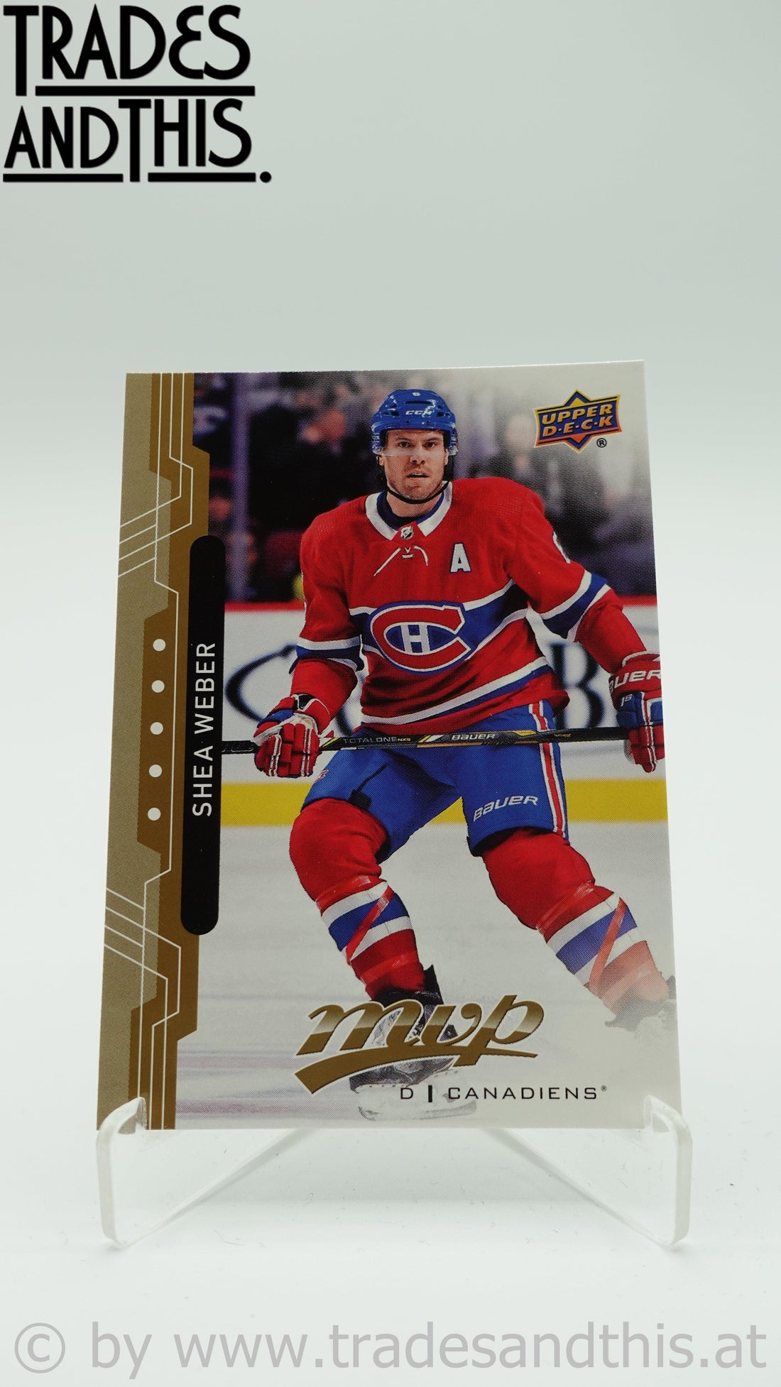 2018-19 Upper Deck MVP Shea Weber #171 - Trades and This e.U.