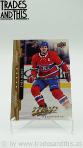 2018-19 Upper Deck MVP Shea Weber #171 - Trades and This e.U.