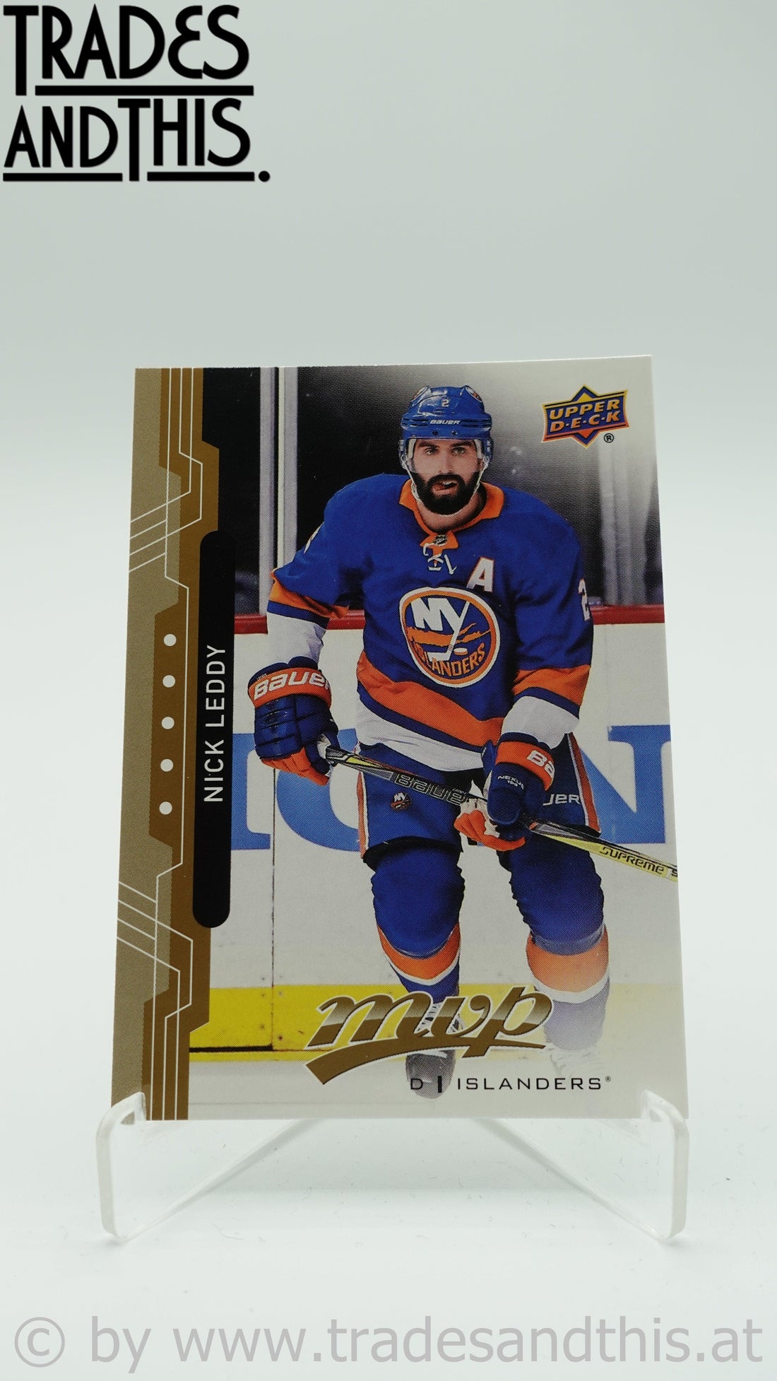 2018-19 Upper Deck MVP Nick Leddy #172 - Trades and This e.U.