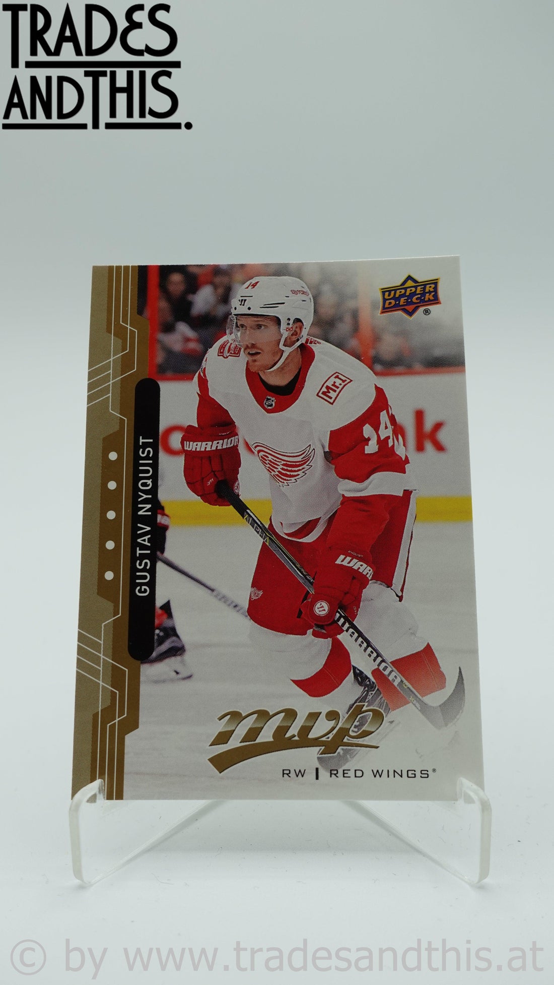 2018-19 Upper Deck MVP Gustav Nyquist #173 - Trades and This e.U.