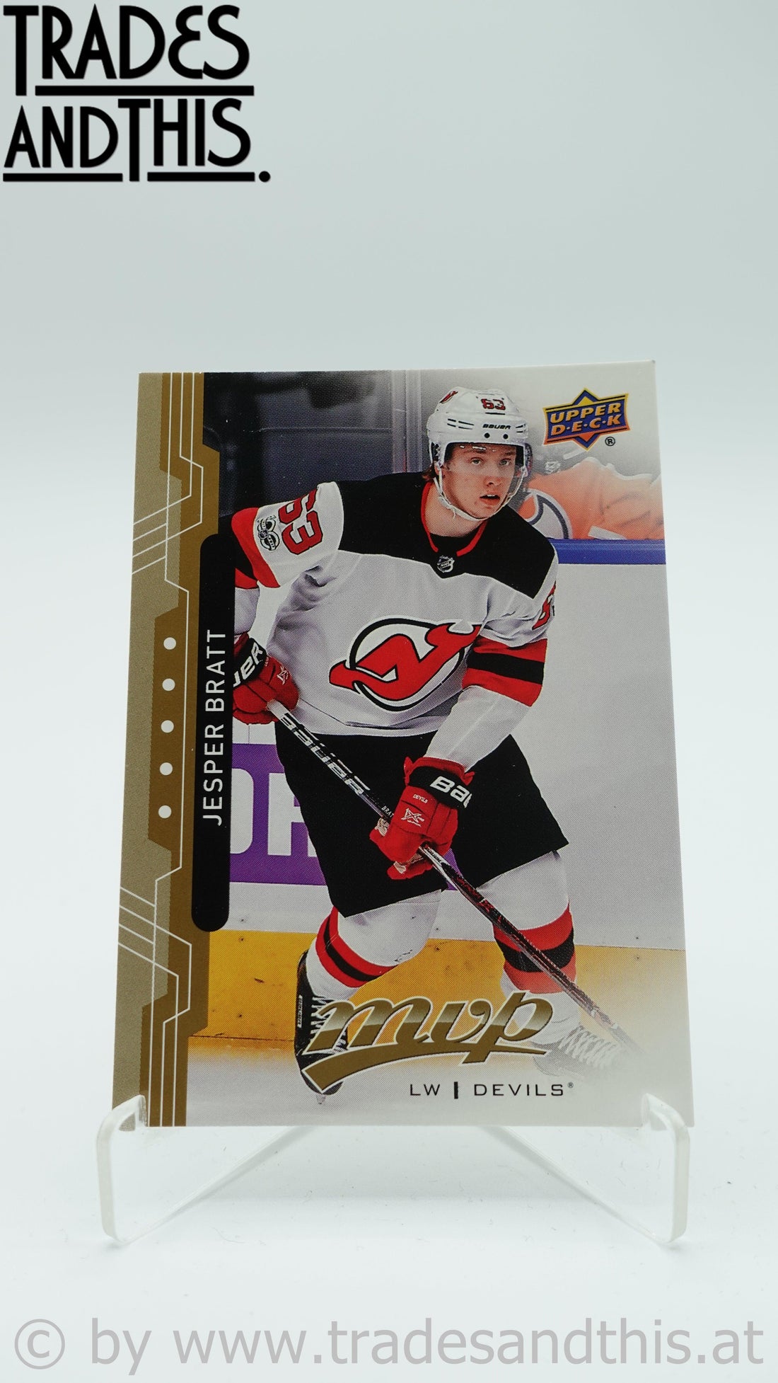 2018-19 Upper Deck MVP Jesper Bratt #175 - Trades and This e.U.