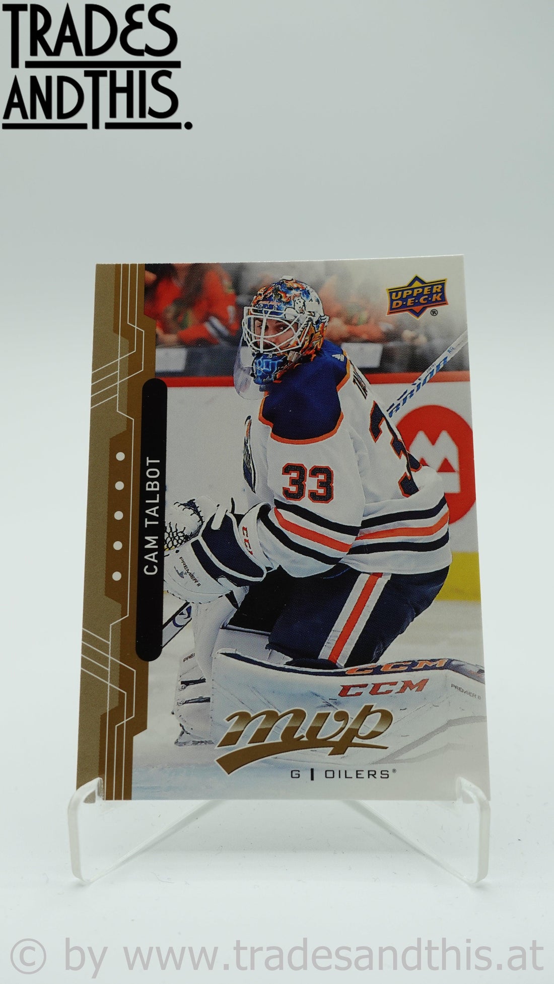 2018-19 Upper Deck MVP Cam Talbot #180 - Trades and This e.U.