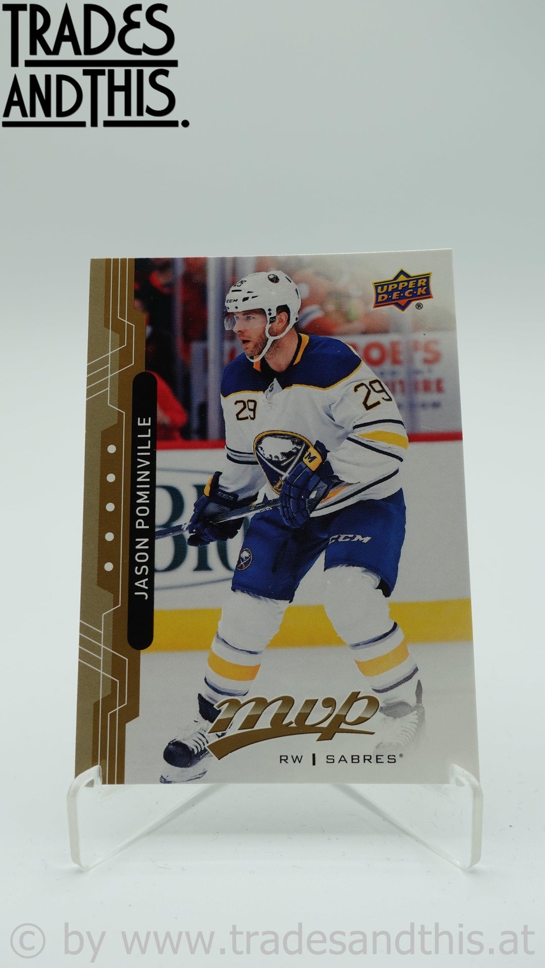 2018-19 Upper Deck MVP Jason Pominville #182 - Trades and This e.U.