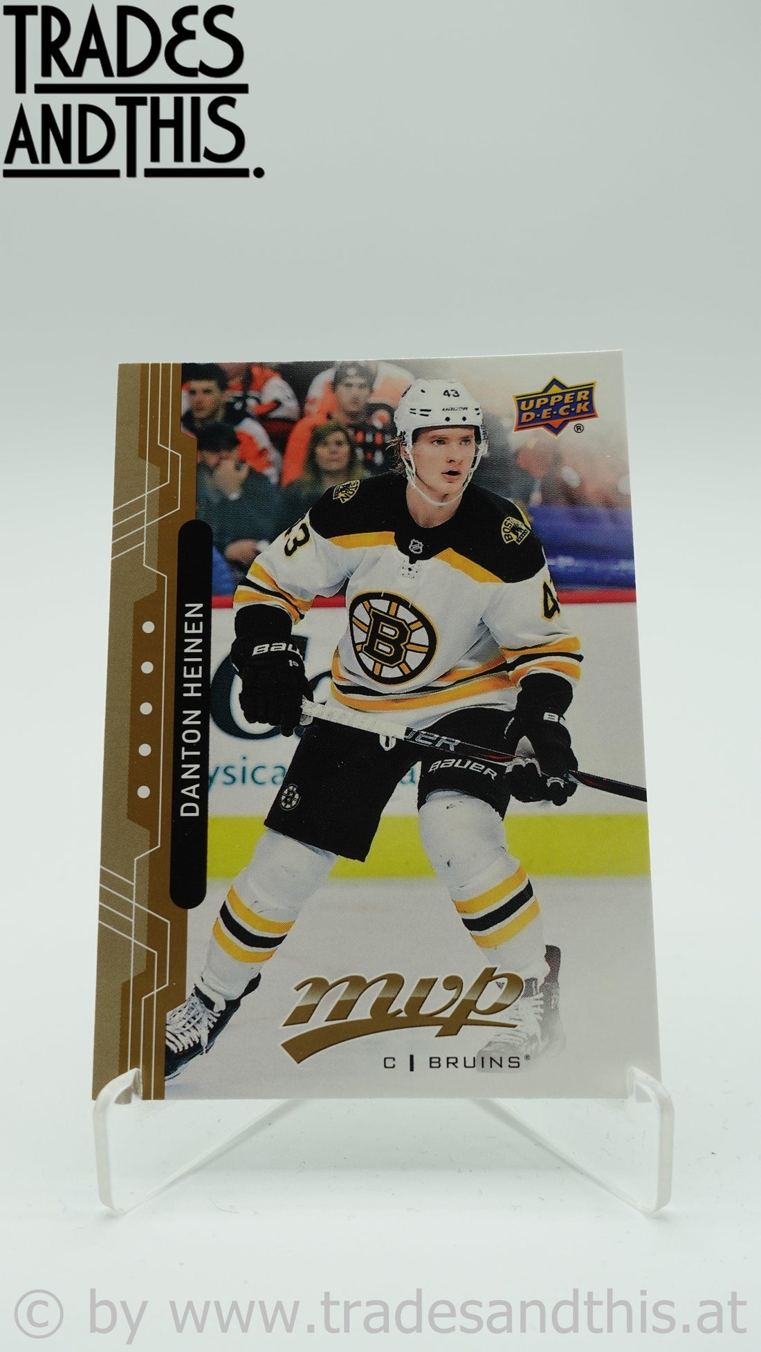 2018-19 Upper Deck MVP Danton Heinen #183 - Trades and This e.U.