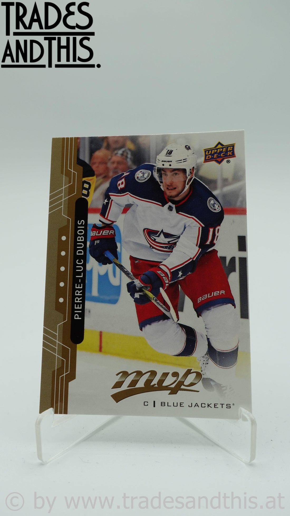 2018-19 Upper Deck MVP Pierre-Luc Dubois #184 - Trades and This e.U.