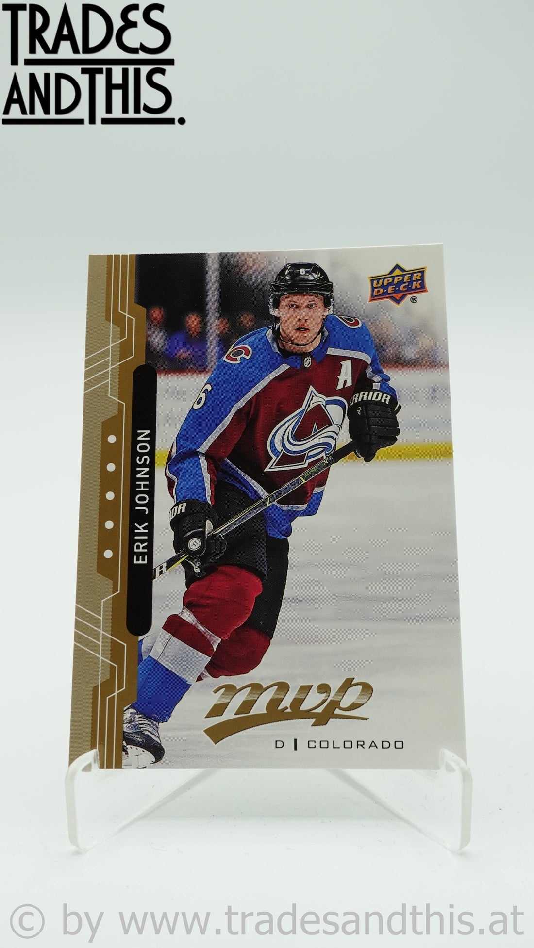 2018-19 Upper Deck MVP Erik Johnson #188 - Trades and This e.U.