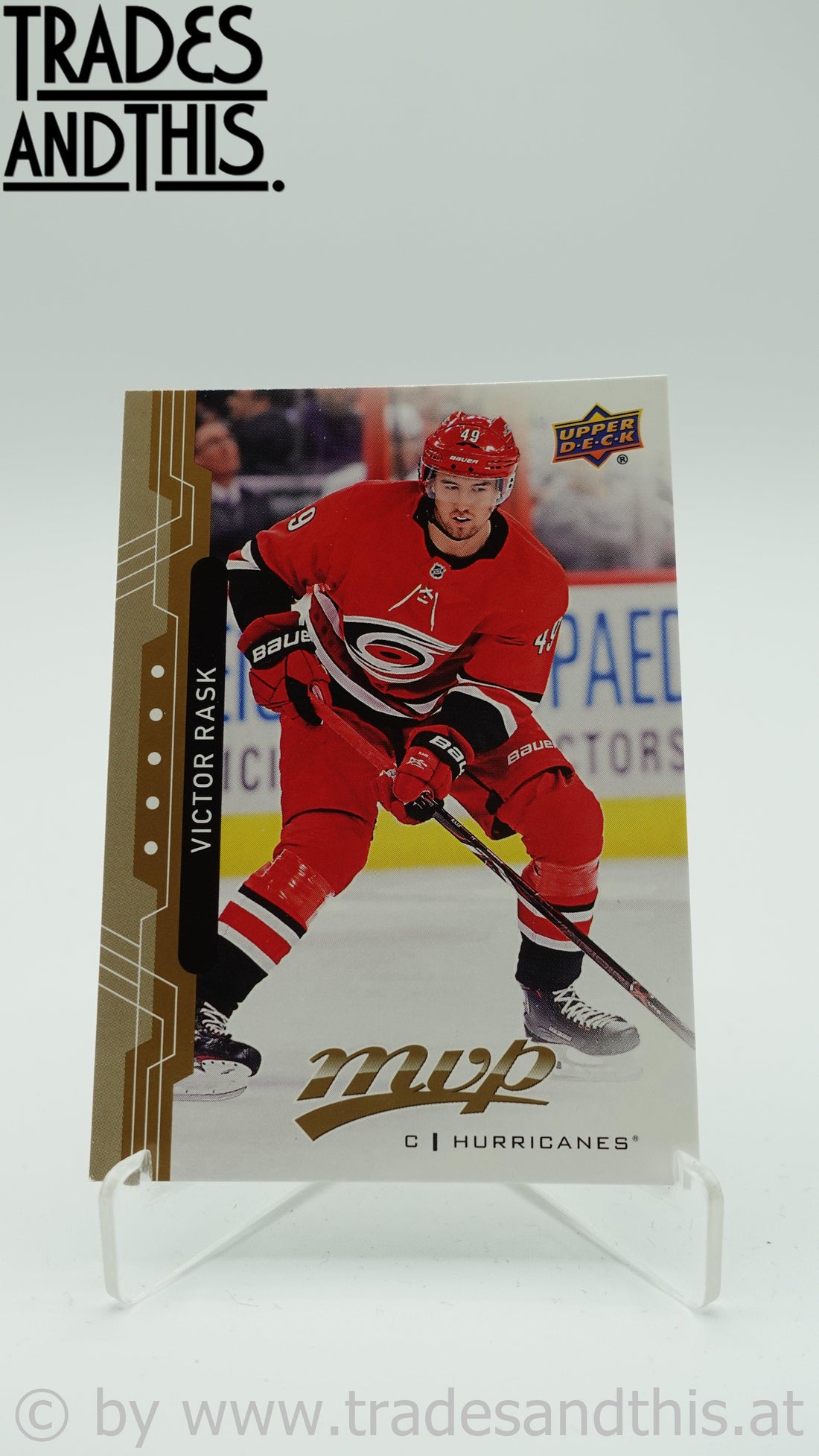 2018-19 Upper Deck MVP Victor Rask #190 - Trades and This e.U.