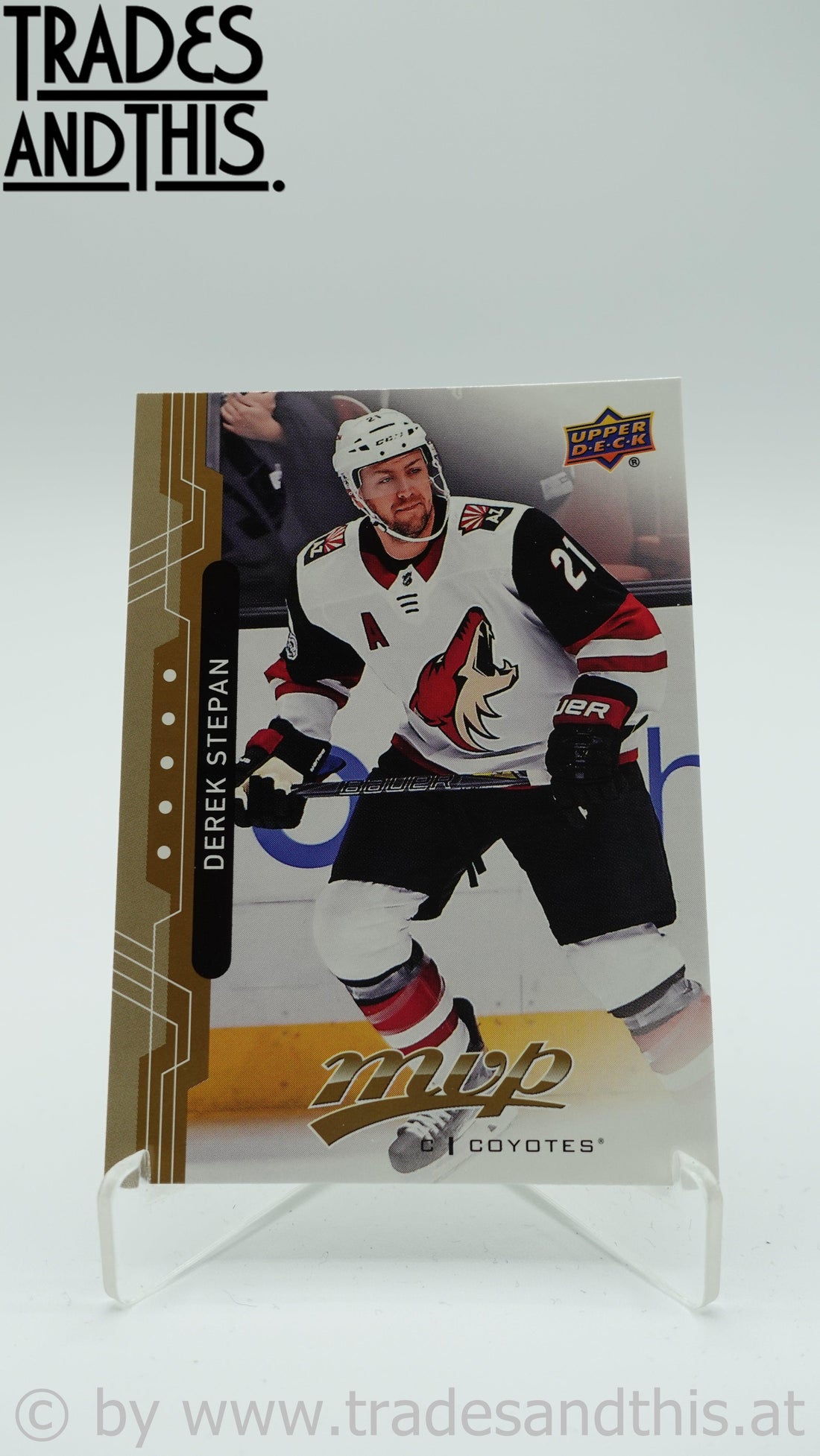 2018-19 Upper Deck MVP Derek Stepan #192 - Trades and This e.U.