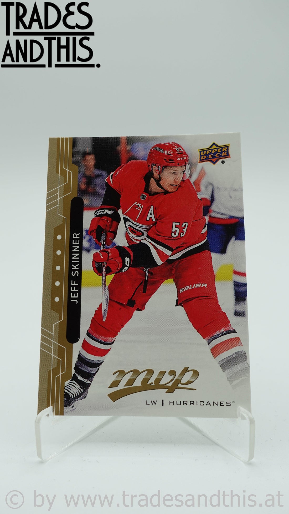 2018-19 Upper Deck MVP Jeff Skinner #194 - Trades and This e.U.