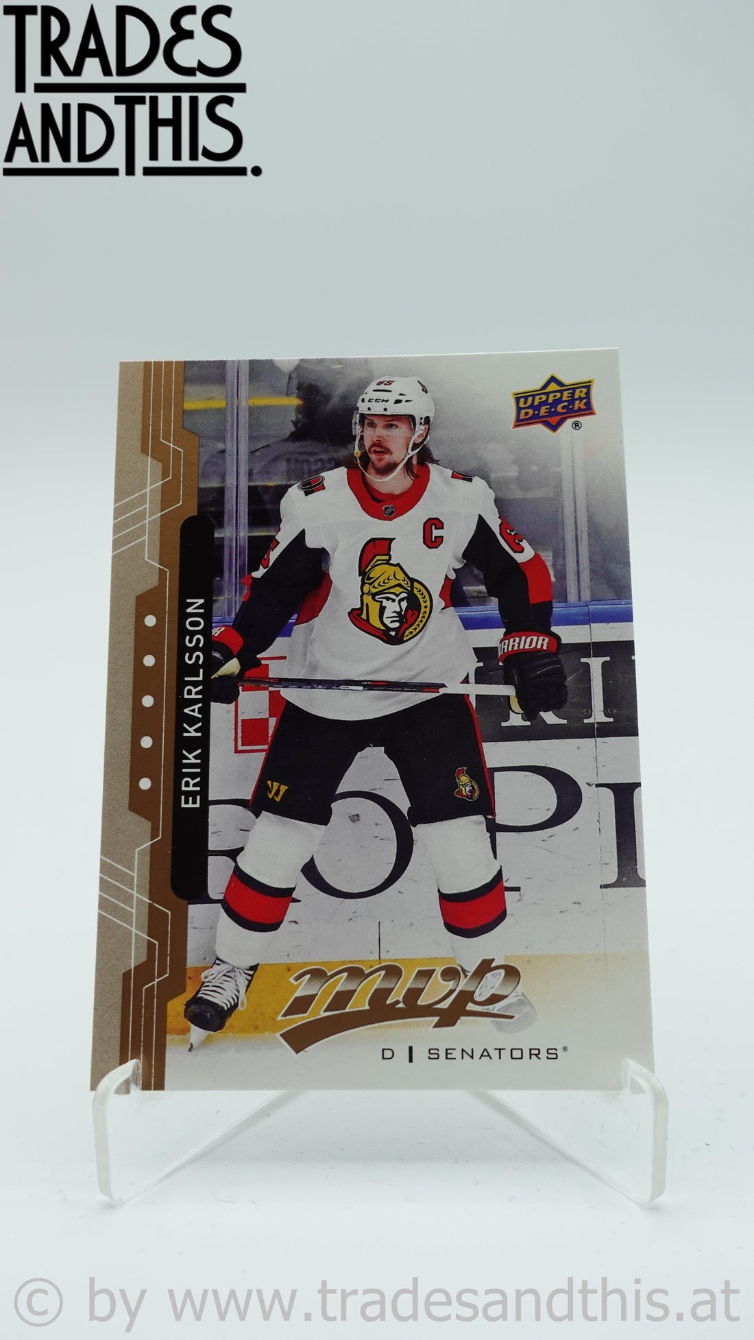 2018-19 Upper Deck MVP Erik Karlsson #212 - Trades and This e.U.