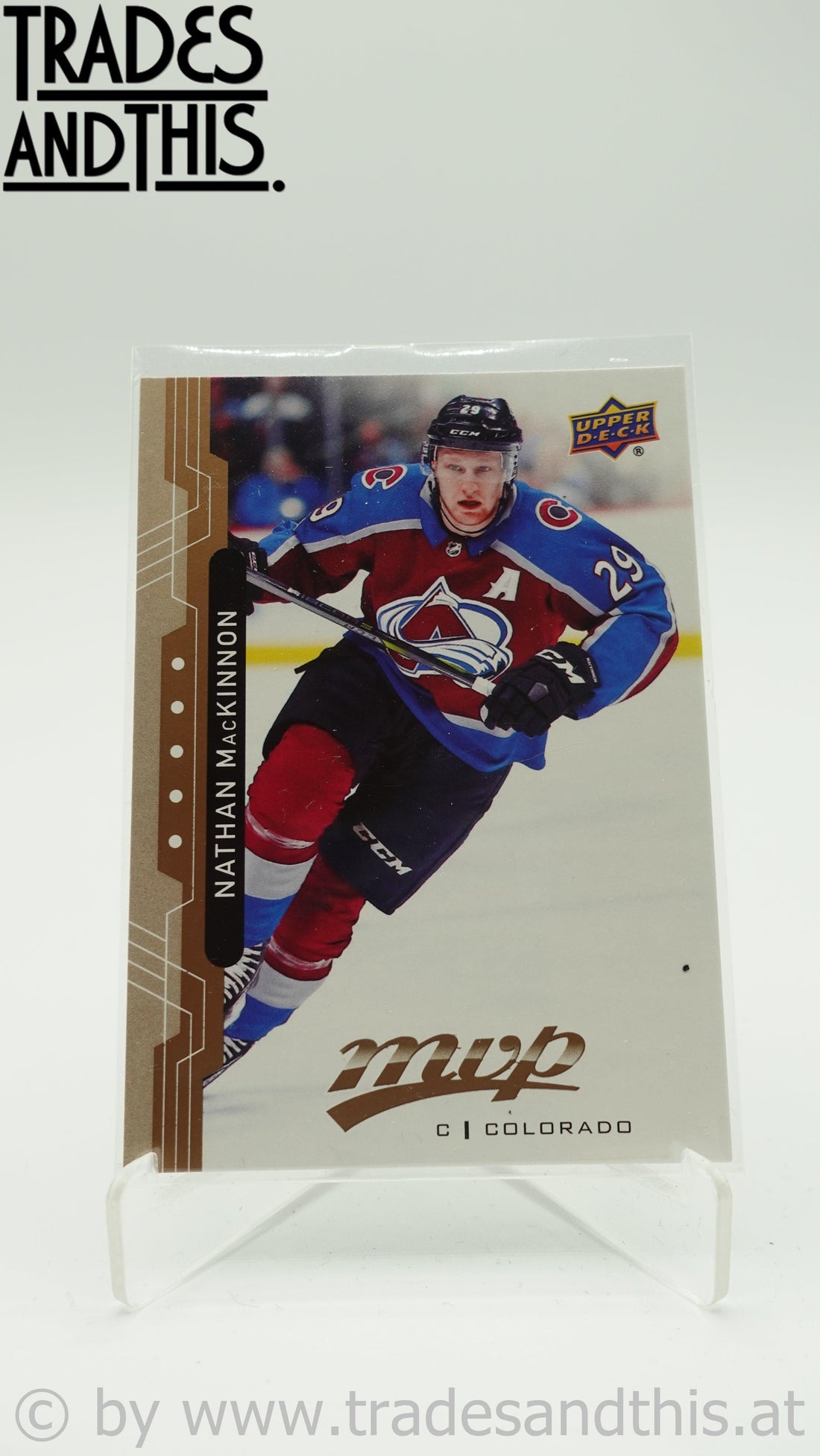 2018-19 Upper Deck MVP Nathan MacKinnon #213 - Trades and This e.U.