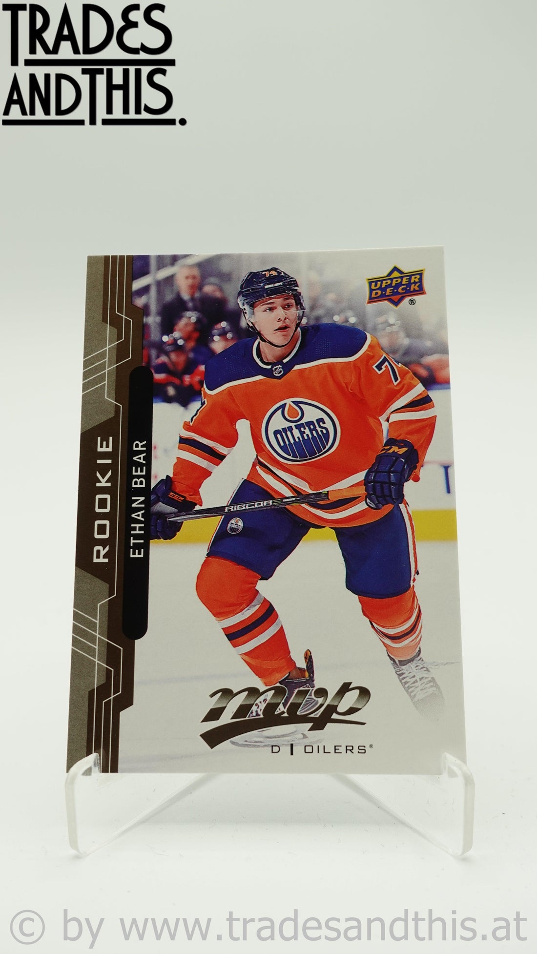 2018-19 Upper Deck MVP Ethan Bear #229 RC - Trades and This e.U.