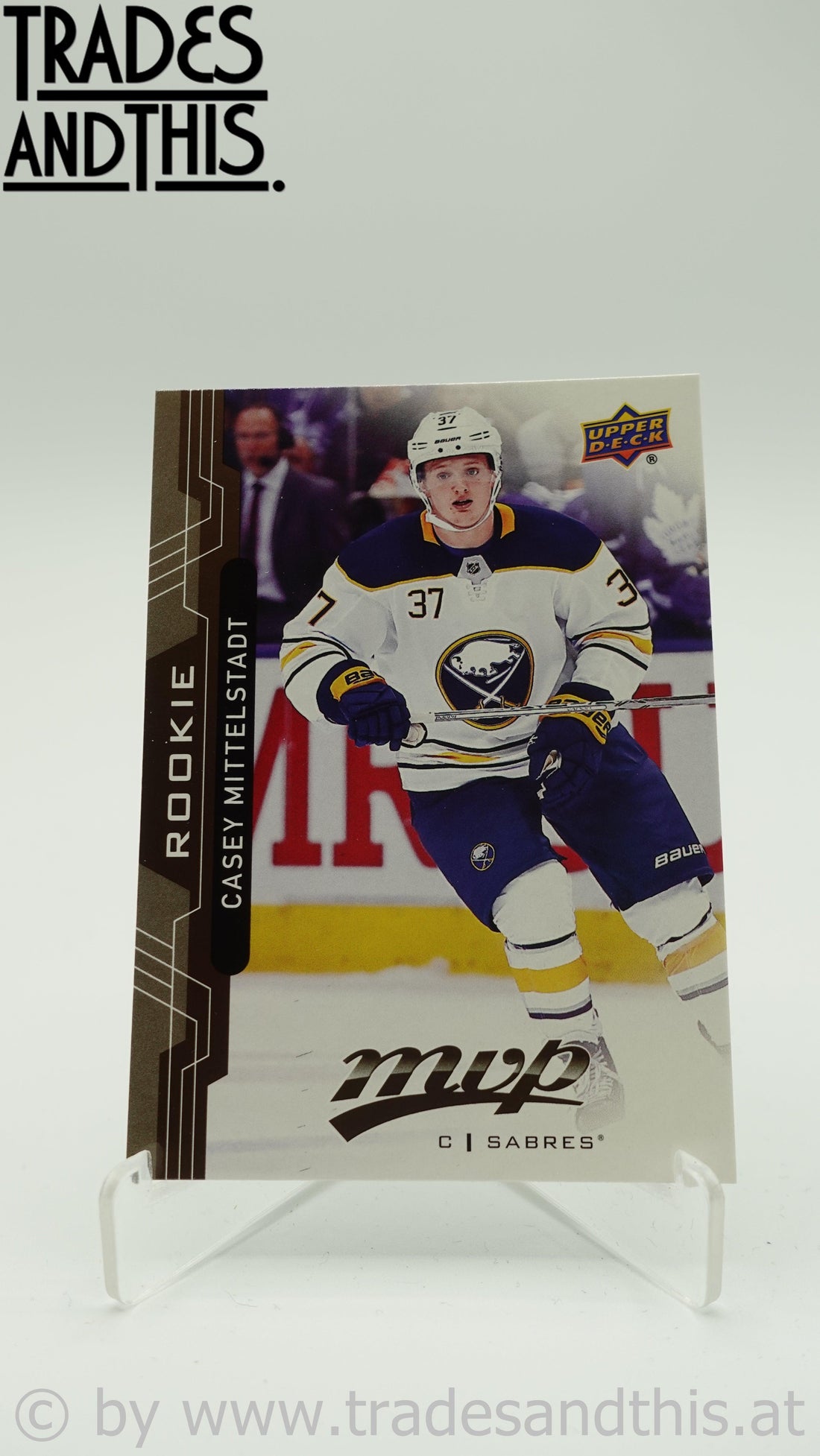 2018-19 Upper Deck MVP Casey Mittelstadt #233 RC - Trades and This e.U.