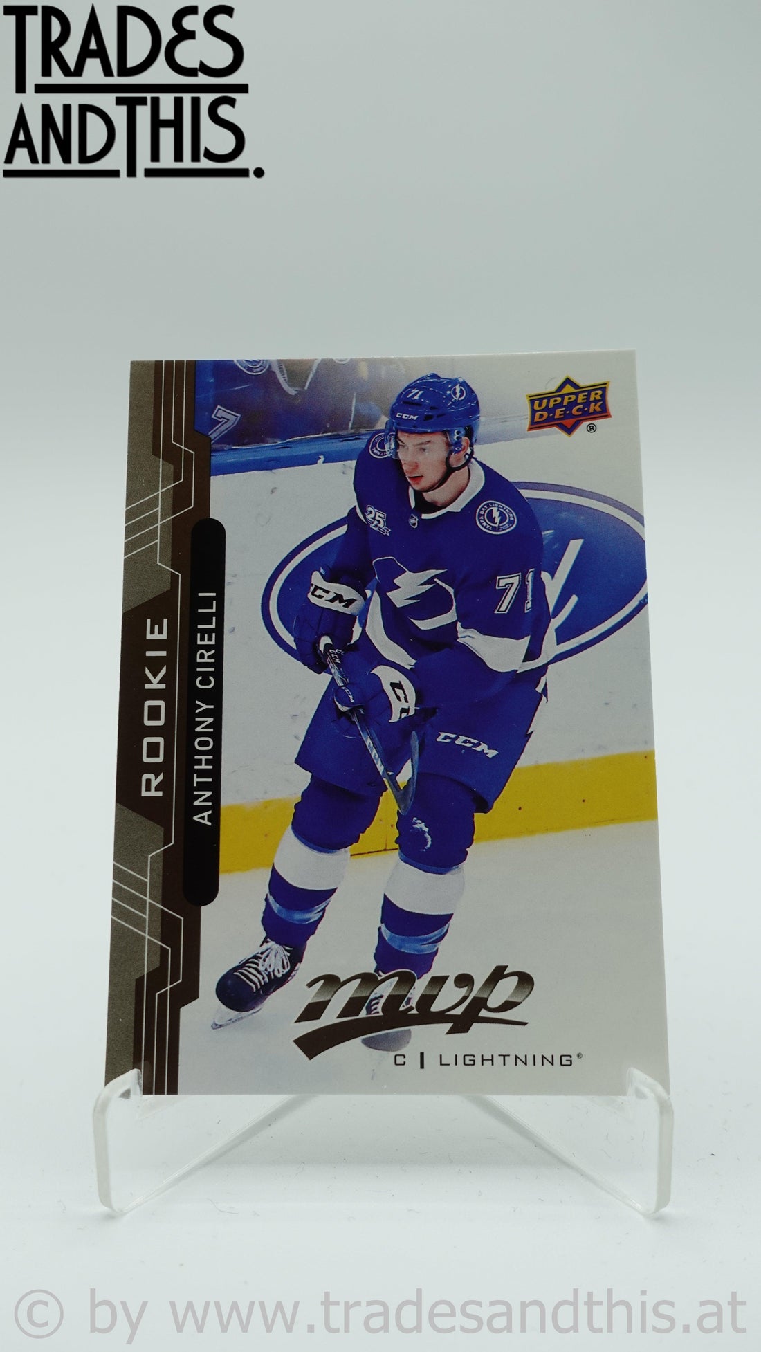 2018-19 Upper Deck MVP Anthony Cirelli #239 RC - Trades and This e.U.