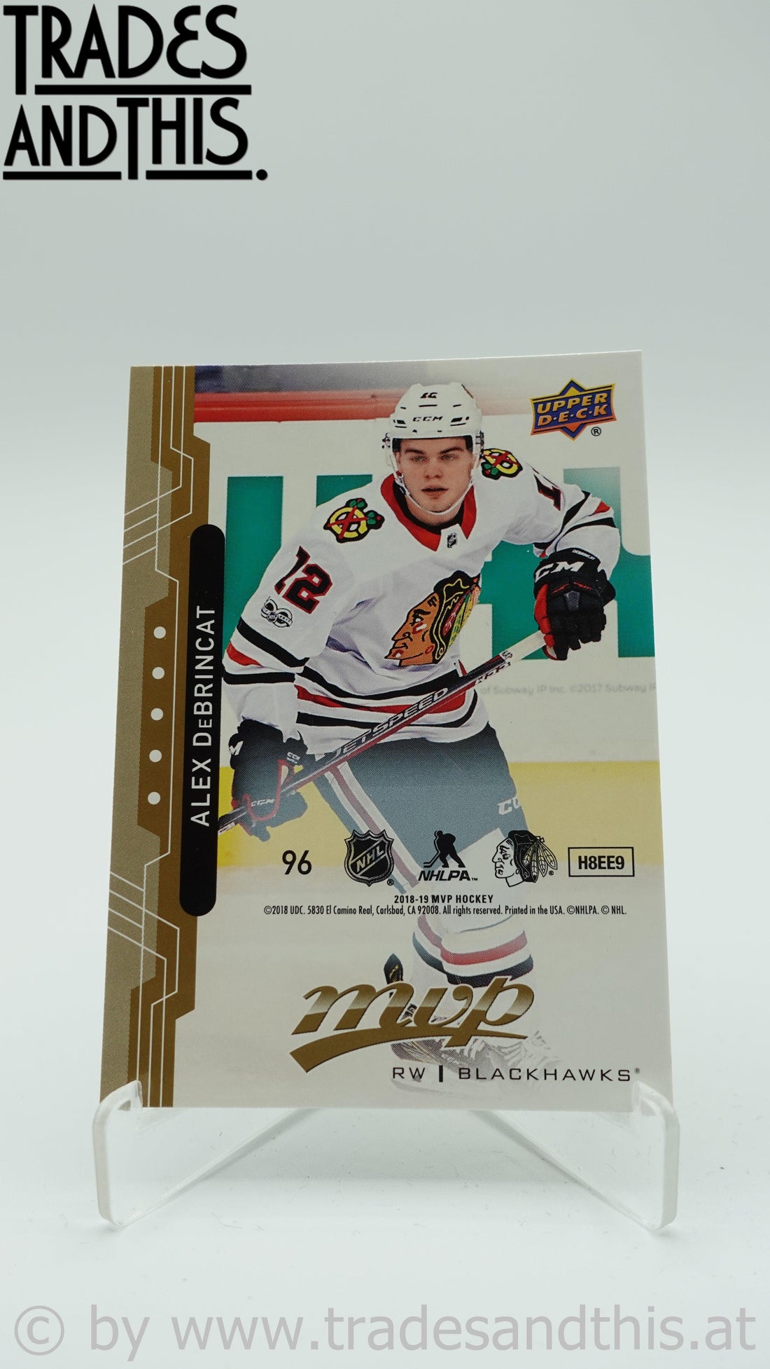 2018-19 Upper Deck MVP Puzzle Alex DeBrincat #96 - Trades and This e.U.