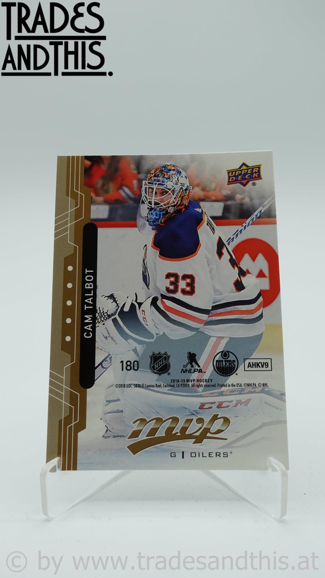 2018-19 Upper Deck MVP Puzzle Cam Talbot #180 - Trades and This e.U.