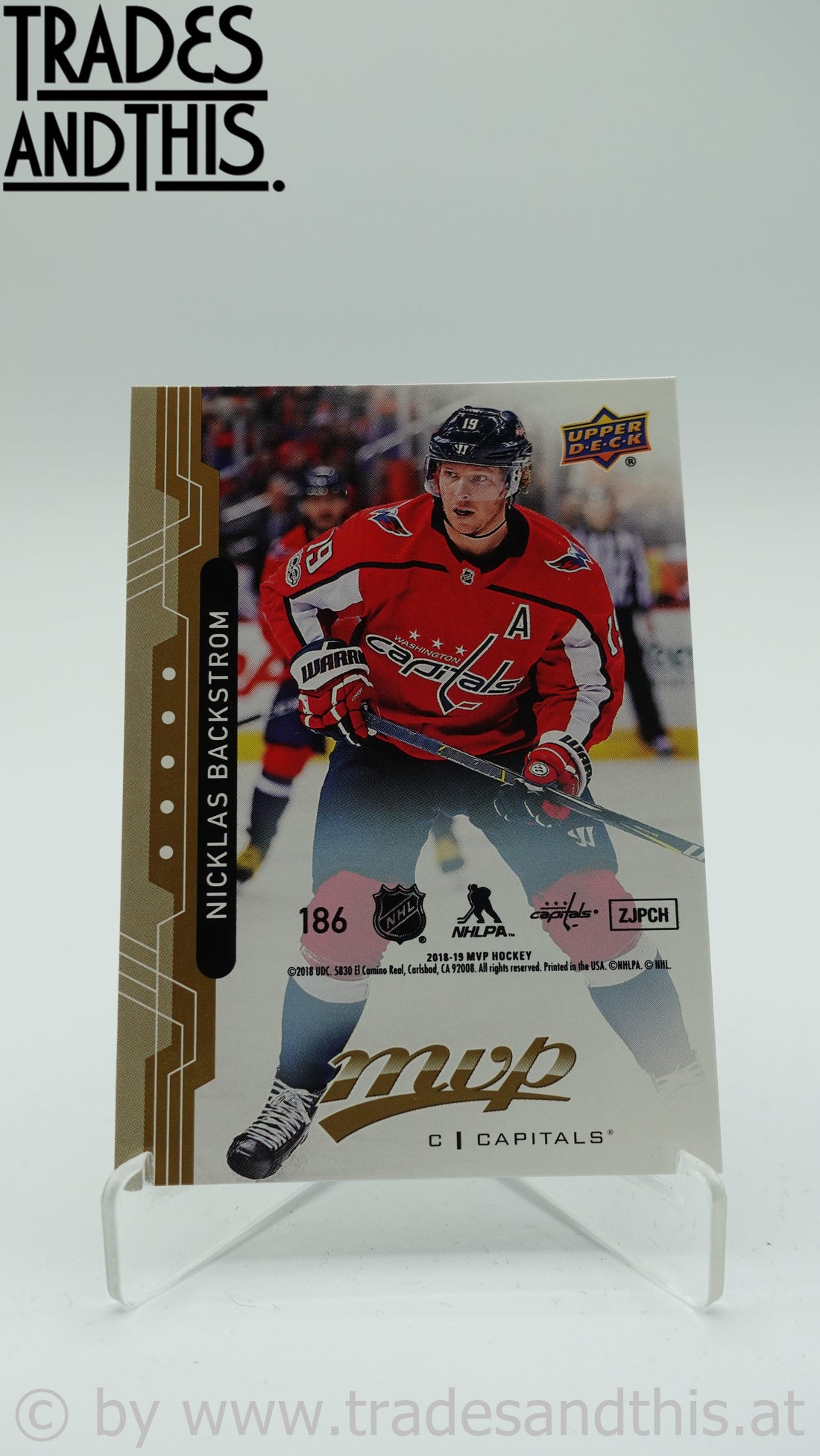 2018-19 Upper Deck MVP Puzzle Nicklas Backstrom #186 - Trades and This e.U.