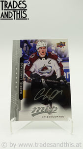 2018-19 Upper Deck Silver Script Gabriel Landeskog #21 - Trades and This e.U.