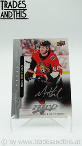 2018-19 Upper Deck Silver Script Mike Hoffman #51 - Trades and This e.U.