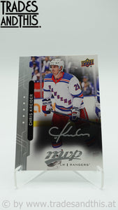 2018-19 Upper Deck Silver Script Chris Kreider #140 - Trades and This e.U.