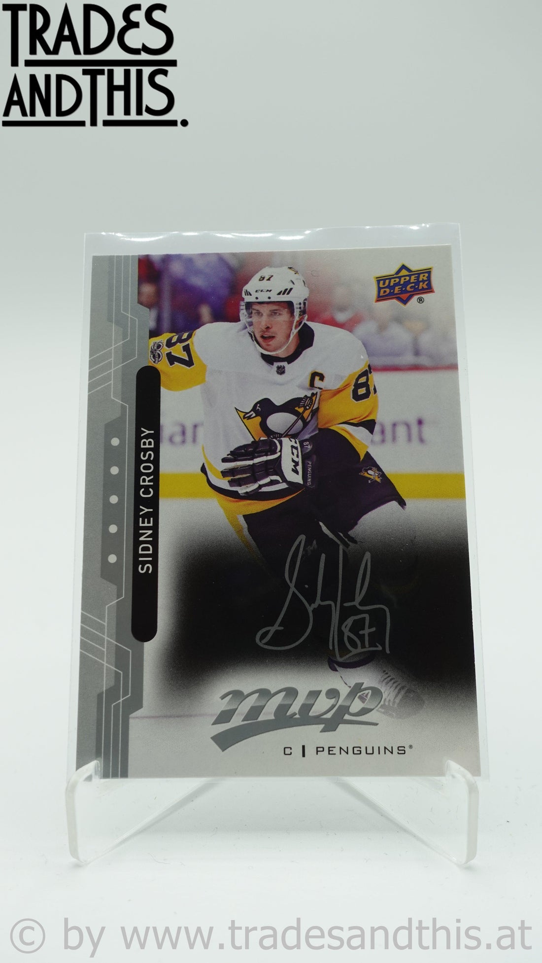 2018-19 Upper Deck Silver Script Sidney Crosby #201 - Trades and This e.U.