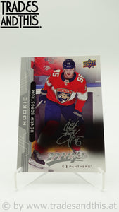 2018-19 Upper Deck Silver Script Henrik Borgstrom #243 RC - Trades and This e.U.