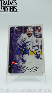 2018-19 Upper Deck MVP 1998-99 20th Anniversary Tribute Silver Script Nikita Kucherov #39 - Trades and This e.U.