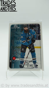 2018-19 Upper Deck MVP 1998-99 20th Anniversary Tribute Silver Script Brent Burns #63 - Trades and This e.U.