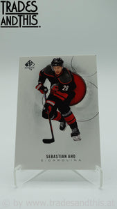 2020-21 SP Authentic Sebastian Aho #29 - Trades and This e.U.