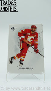 2020-21 SP Authentic Mark Giordano #42 - Trades and This e.U.