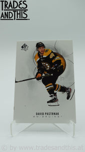 2020-21 SP Authentic David Pastrnak #50 - Trades and This e.U.