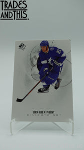 2020-21 SP Authentic Brayden Point #64 - Trades and This e.U.