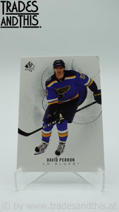 2020-21 SP Authentic David Perron #78 - Trades and This e.U.
