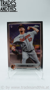2022 Topps Chrome Alexander Wells #49 RC