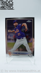 2022 Topps Chrome Max Scherzer #66