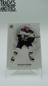 2020-21 SP Authentic Brayden Schenn #99 - Trades and This e.U.