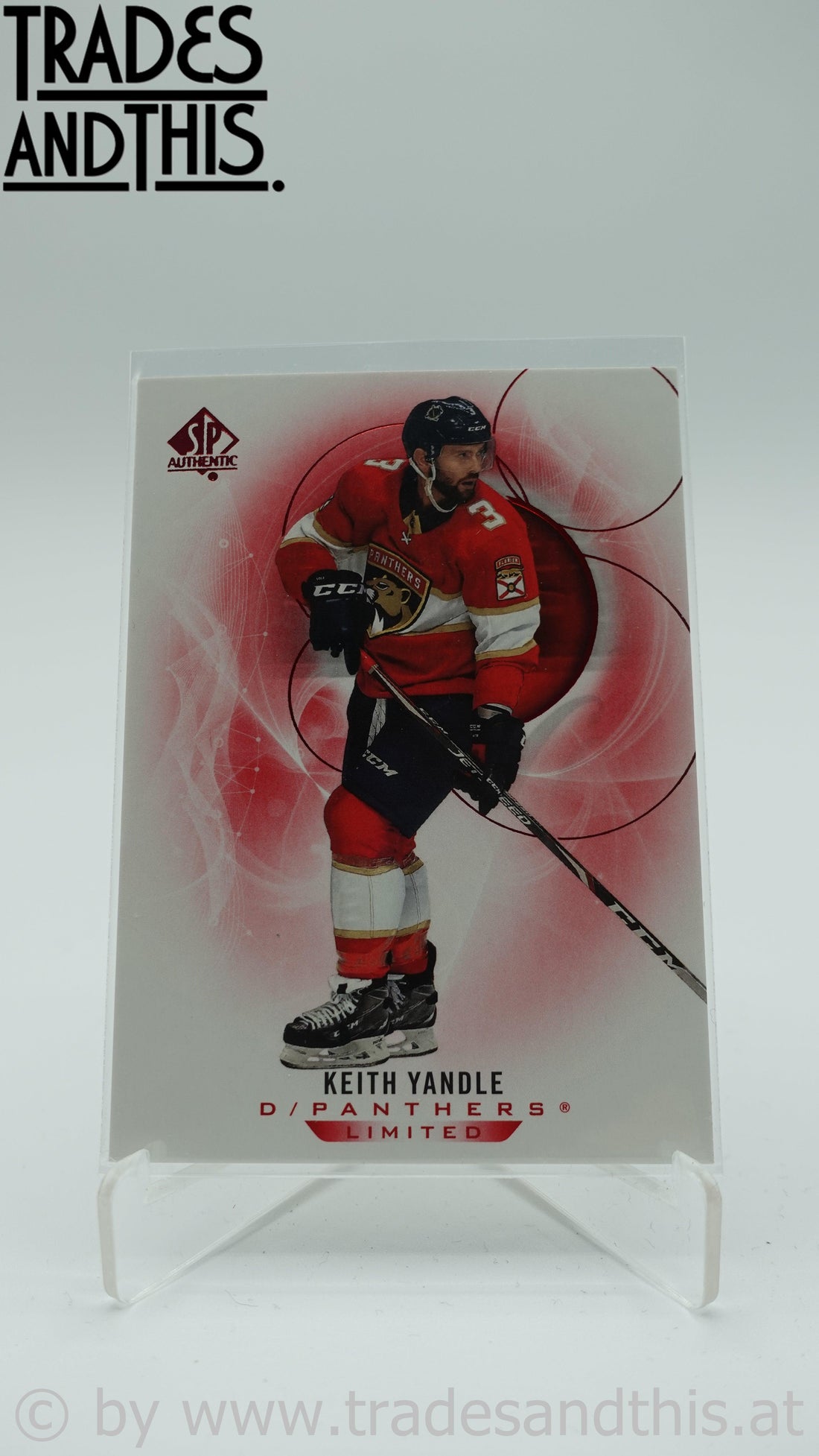 2020-21 SP Authentic Limited Red Keith Yandle #11 - Trades and This e.U.