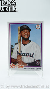 2022 Topps Archives Bryan De La Cruz #138 RC